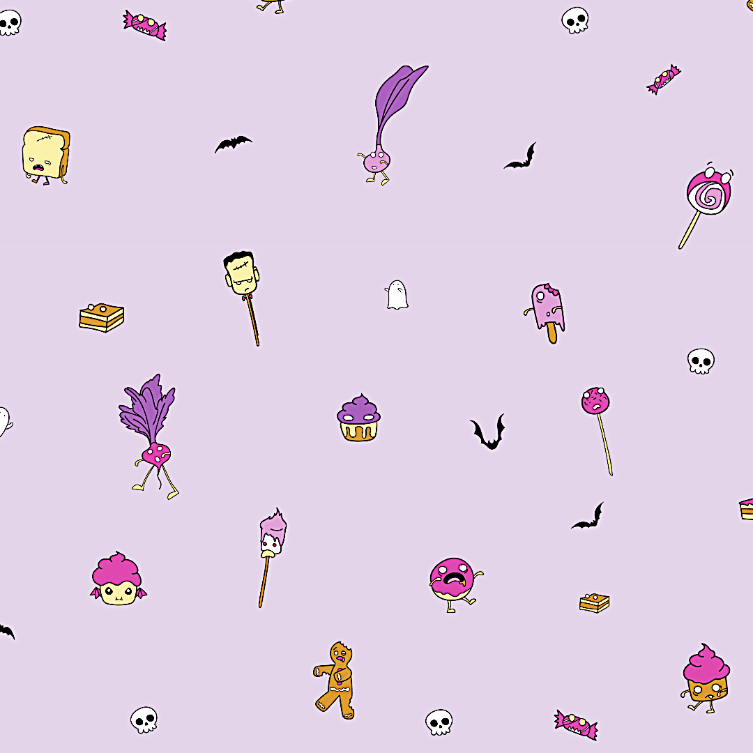 Zombie Snacks Purple - Adult Unisex