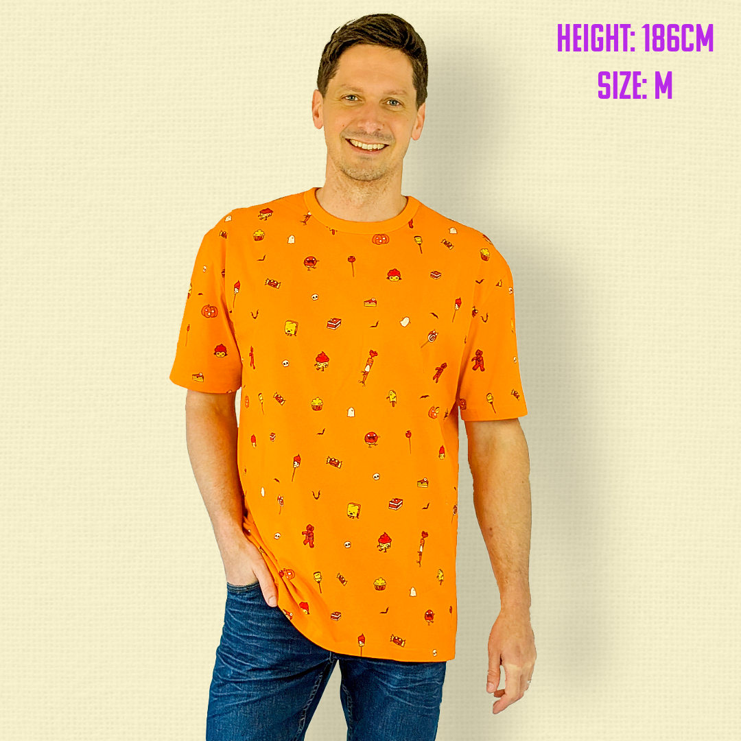 Zombie Snacks Halloween Orange - Adult Unisex