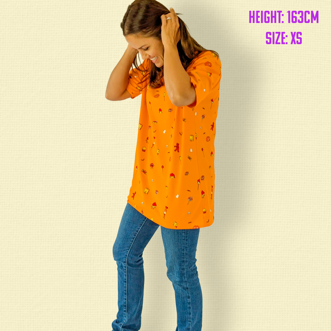 Zombie Snacks Halloween Orange - Adult Unisex