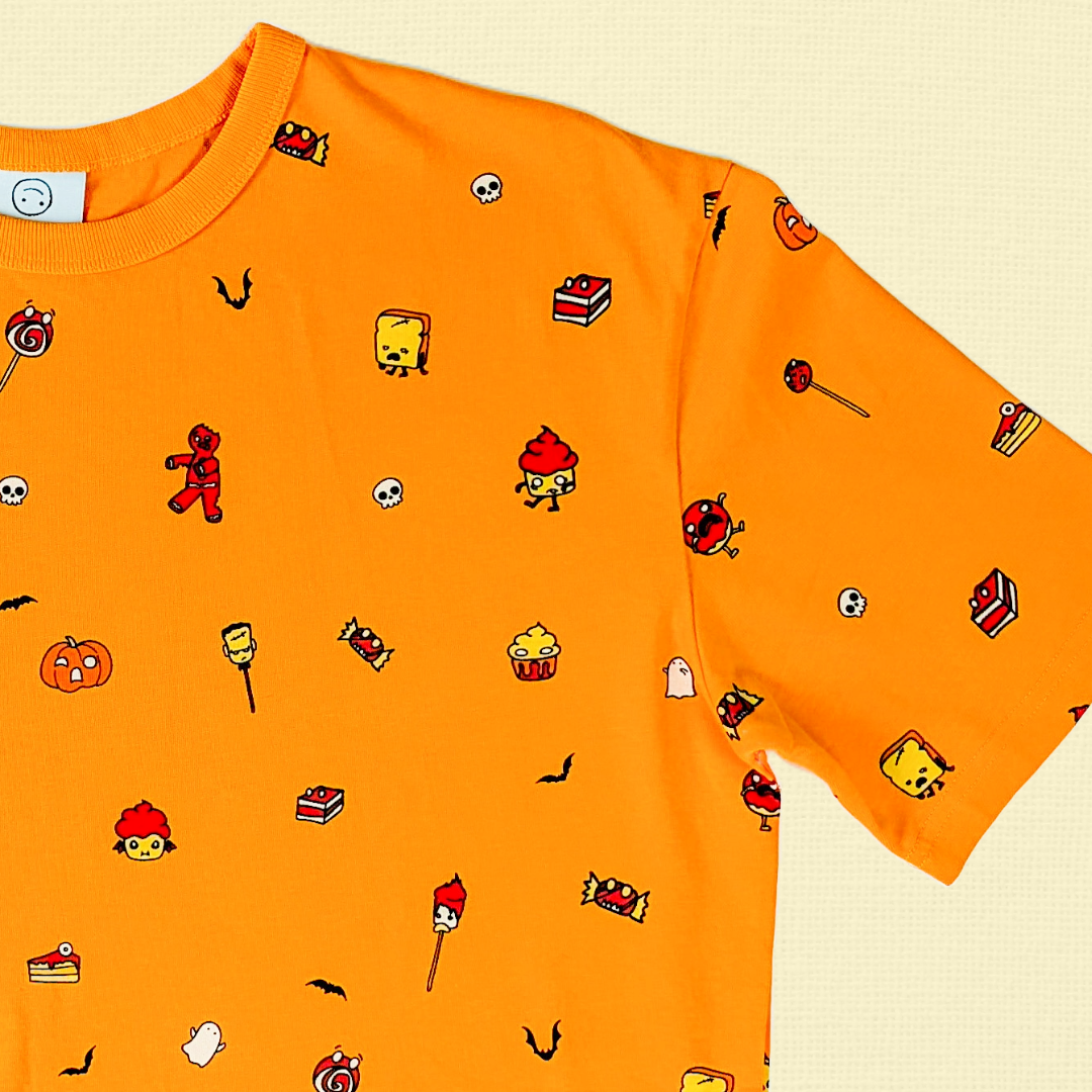 Zombie Snacks Halloween Orange - Adult Unisex