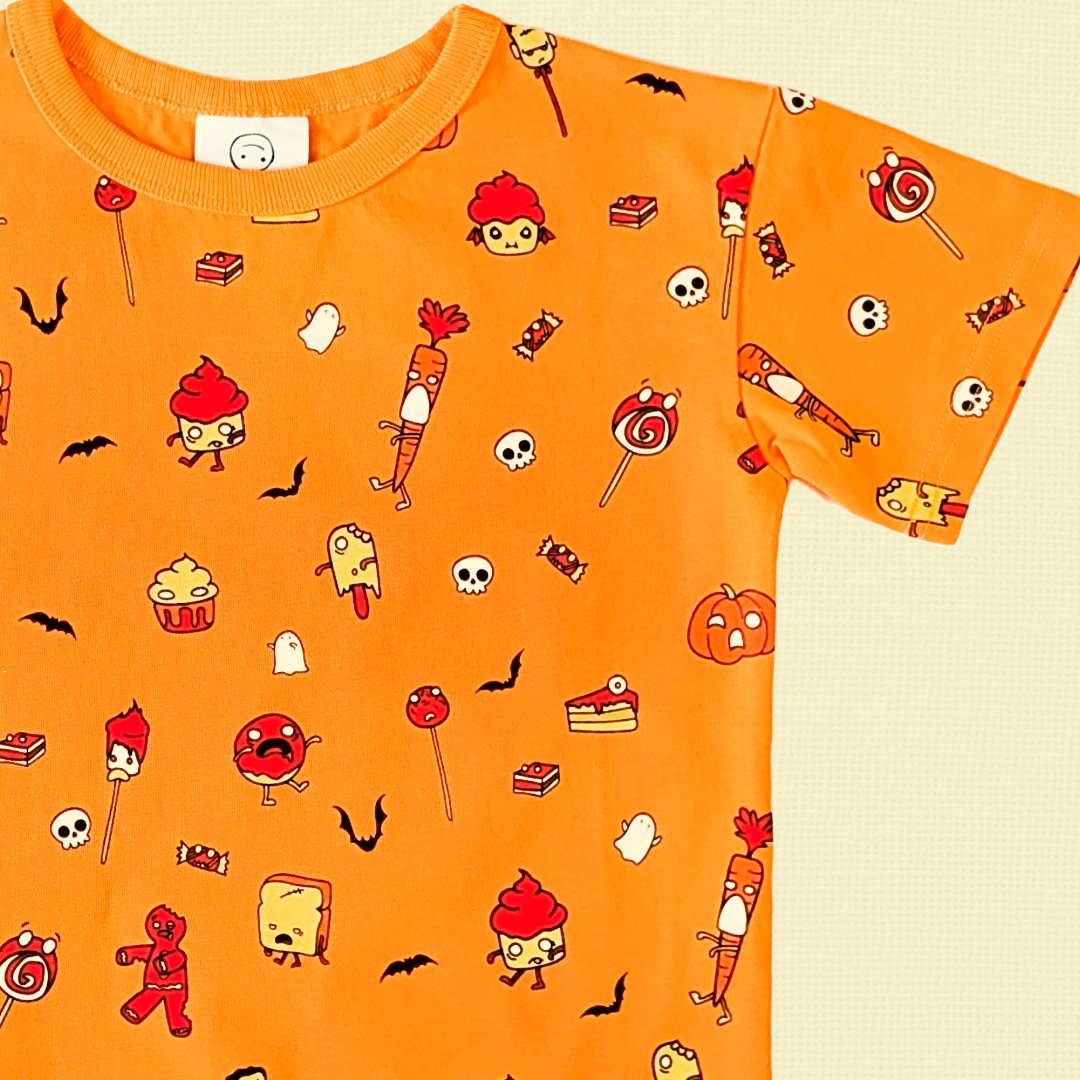 Zombie Snacks Halloween Orange - Kids