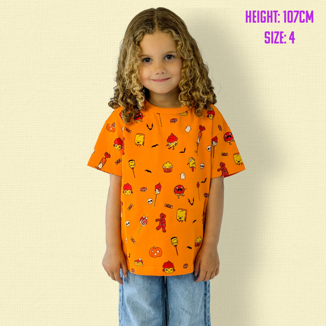 Zombie Snacks Halloween Orange - Kids