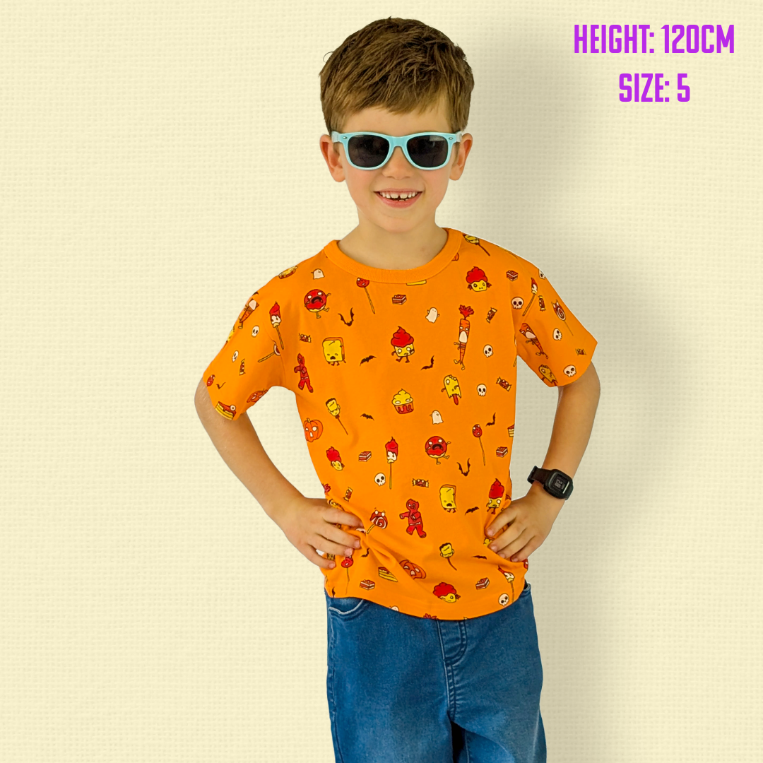 Zombie Snacks Halloween Orange - Kids