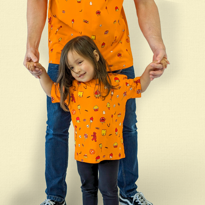 Zombie Snacks Halloween Orange - Kids